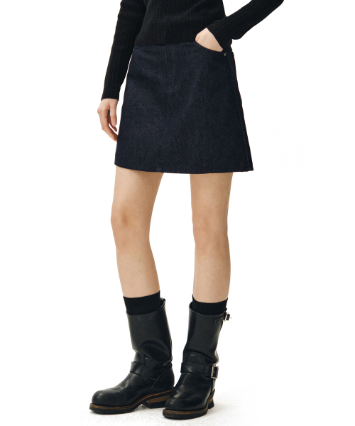 DECET WOMEN(デケット ウーマン)の「シグネチャーミニスカート DCSK001CPインディゴ(スカート・レディース・その他・SMALL/MEDIUM/X-SMALL)」の13枚目の写真