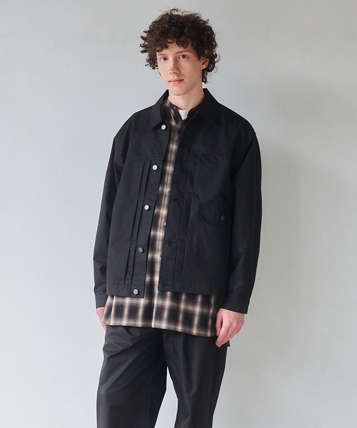 NewAnce(ニュアンス)の「【NewAnce】Type-1st Work Jacket / ファーストタイプジャケット -オリジナルツイルシリーズ-(その他アウター・メンズ・ブラック/ベージュ・L/M)」の5枚目の写真