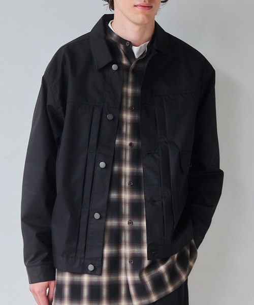 NewAnce(ニュアンス)の「【NewAnce】Type-1st Work Jacket / ファーストタイプジャケット -オリジナルツイルシリーズ-(その他アウター・メンズ・ブラック/ベージュ・L/M)」の3枚目の写真