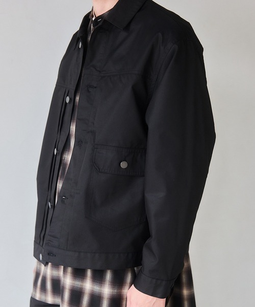 NewAnce(ニュアンス)の「【NewAnce】Type-1st Work Jacket / ファーストタイプジャケット -オリジナルツイルシリーズ-(その他アウター・メンズ・ブラック/ベージュ・L/M)」の4枚目の写真