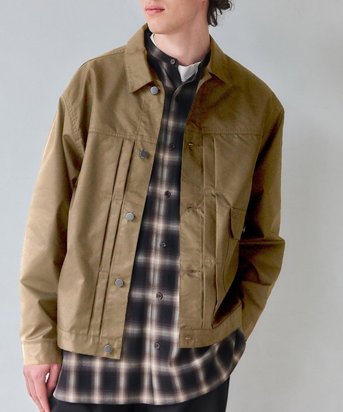 NewAnce(ニュアンス)の「【NewAnce】Type-1st Work Jacket / ファーストタイプジャケット -オリジナルツイルシリーズ-(その他アウター・メンズ・ブラック/ベージュ・L/M)」の12枚目の写真