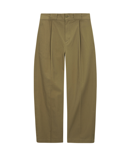 UNGIMMICK(アンジミック)の「SIDE PLEATED COTTON PANTS (BEIGE)(その他パンツ・メンズ・その他・SMALL/MEDIUM/LARGE)」の1枚目の写真