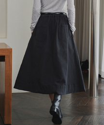 MALOUPE（マロップ）の「3111 起毛カラーデニムスカート (ダークグレー)（スカート）」