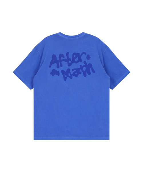 AFTERMATH(アフターマス)の「STAIN GRAPHIC TEE (BLUE)(Tシャツ/カットソー・レディース・ブルー・LARGE/X-LARGE/MEDIUM)」の1枚目の写真