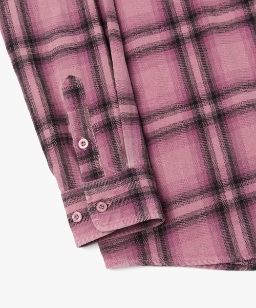 COFWI(コフウィー)の「ピグメントガイアチェックシャツピンク(シャツ/ブラウス・メンズ・その他・1(S)/2(M)/3(L))」の9枚目の写真