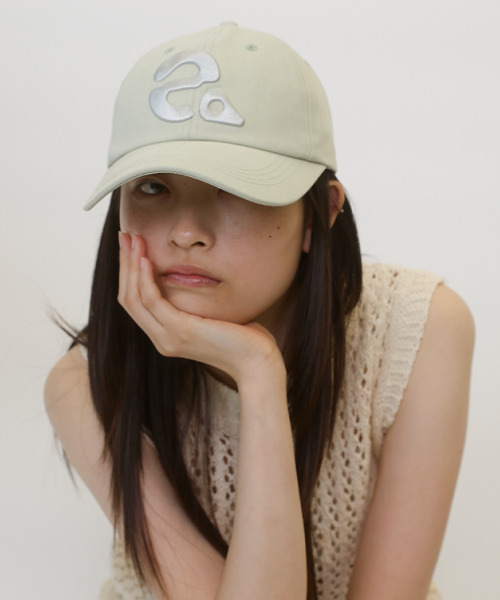 HEISAN(ハイサン)の「ビッグシンボルベースボールキャップクリームミント(キャップ・レディース・その他・FREE)」の2枚目の写真