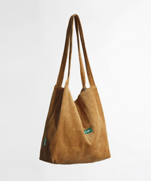 GREEN STUFF（グリーンスタッフ）の「boxy bag 53 - classic corduroy camel brown（ショルダーバッグ）」