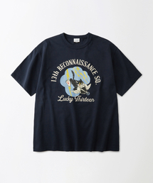 OUTSTANDING（アウトスタンディング）の「ミルシリーズTシャツ（ラッキーサーティーン）_ネイビー（Tシャツ/カットソー）」
