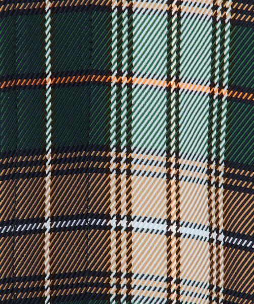 caban(キャバン)の「ポリエステル ビッグチェックジャカード ステンカラーコート(ステンカラーコート・メンズ・ダークグリーン・M/S)」の13枚目の写真