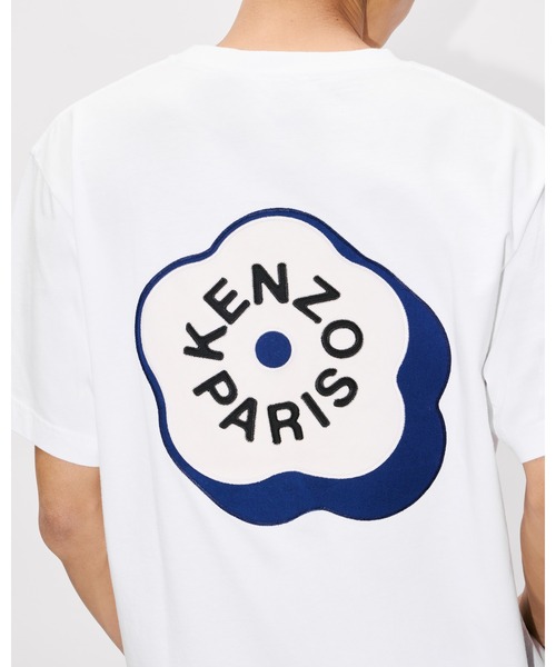 KENZO(ケンゾー)の「'Boke Flower 2.0' エンブロイダリー オーバーサイズ Tシャツ イン コットン(Tシャツ/カットソー・メンズ・ホワイト系その他・MEDIUM/LARGE/XX-LARGE/X-LARGE/X-SMALL/SMALL)」の1枚目の写真
