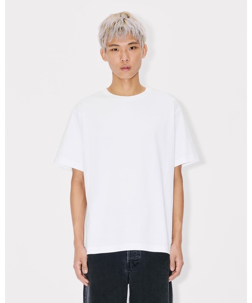 KENZO(ケンゾー)の「'Boke Flower 2.0' エンブロイダリー オーバーサイズ Tシャツ イン コットン(Tシャツ/カットソー・メンズ・ホワイト系その他・MEDIUM/LARGE/XX-LARGE/X-LARGE/X-SMALL/SMALL)」の4枚目の写真
