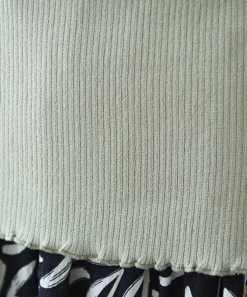yuni(ユニ )の「●SAKURA pepper/Polyester Knit Tshirt(Tシャツ/カットソー・レディース・オリーブ/グリーン/イエロー/ブラック・FREE)」の17枚目の写真