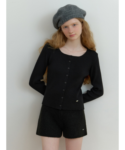 RE_L(リエル)の「Loe wool cardigan (black)(カーディガン/ボレロ・レディース・その他・FREE)」の1枚目の写真