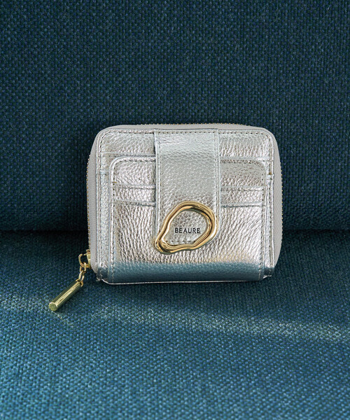 FREAK'S STORE（フリークスストア）の「限定展開 BEAURE/ビュレ メタル モチーフ 二つ折り 財布（財布・レディース・ブラック/シルバー/ゴールド/ベージュ・ONE SIZE）」の11枚目の写真