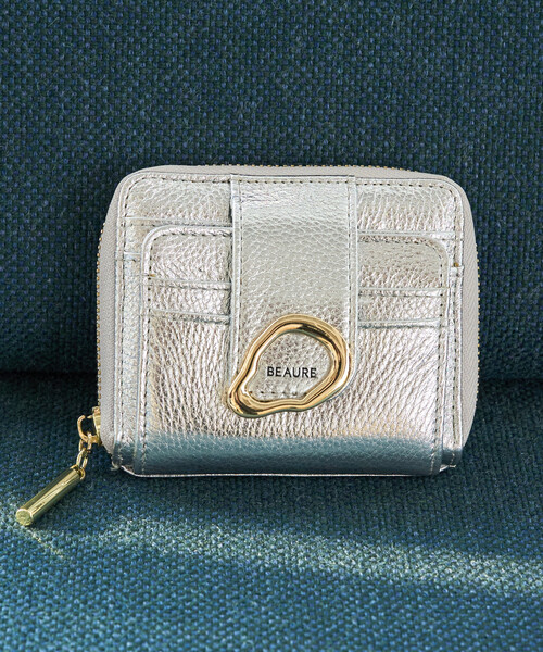 FREAK'S STORE（フリークスストア）の「限定展開 BEAURE/ビュレ メタル モチーフ 二つ折り 財布（財布・レディース・ブラック/シルバー/ゴールド/ベージュ・ONE SIZE）」の12枚目の写真