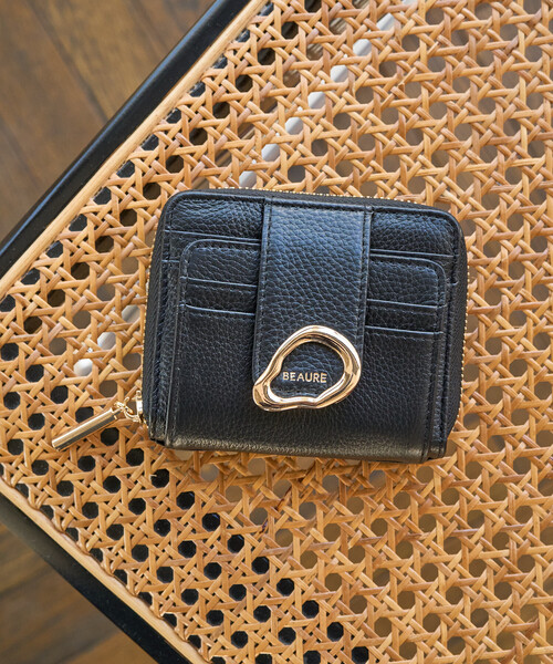 FREAK'S STORE（フリークスストア）の「限定展開 BEAURE/ビュレ メタル モチーフ 二つ折り 財布（財布・レディース・ブラック/シルバー/ゴールド/ベージュ・ONE SIZE）」の15枚目の写真