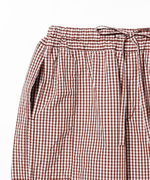 homspun(ホームスパン)の「homspun / タイプライター ギャザー パンツパンツ(その他パンツ・レディース・その他/ネイビー・ONE SIZE)」の4枚目の写真
