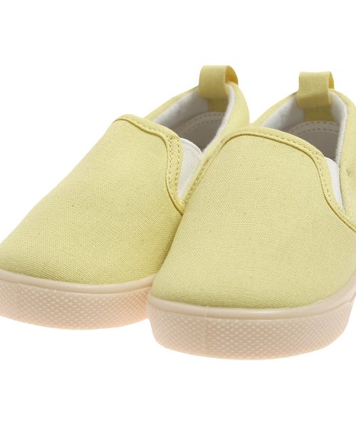 BREEZE（ブリーズ）の「スリッポントドラー（スリッポン・キッズ・ブラック/サーモンピンク/グレー/レモンイエロー/ネイビー・18/17/16/19）」の4枚目の写真