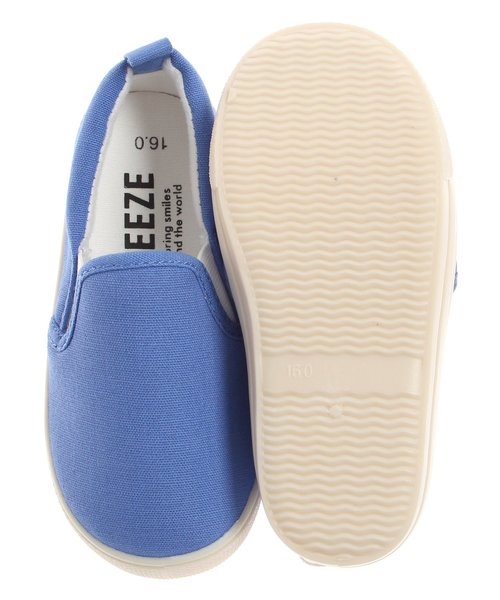 BREEZE（ブリーズ）の「スリッポントドラー（スリッポン・キッズ・ブラック/サーモンピンク/グレー/レモンイエロー/ネイビー・18/17/16/19）」の7枚目の写真