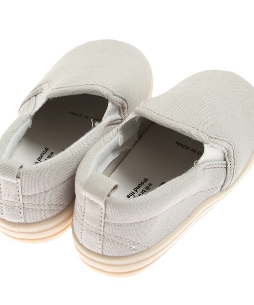 BREEZE（ブリーズ）の「スリッポントドラー（スリッポン・キッズ・ブラック/サーモンピンク/グレー/レモンイエロー/ネイビー・18/17/16/19）」の8枚目の写真