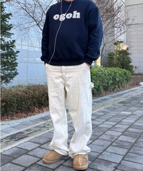 DAMP(ドントアスクマイプラン)の「OGOH シグネチャーロゴ スウェットシャツ ネイビー(スウェット・レディース・その他・MEDIUM/LARGE/X-LARGE/SMALL)」の9枚目の写真