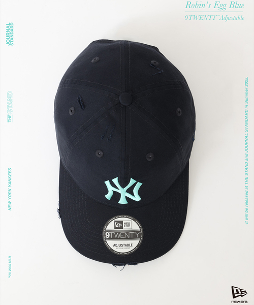 NEW ERA(ニューエラ)の「NEW ERA / ニューエラ 別注 NYY ロビンズ エッグ ブルー 920(ハット・メンズ・ネイビー・FREE)」の2枚目の写真