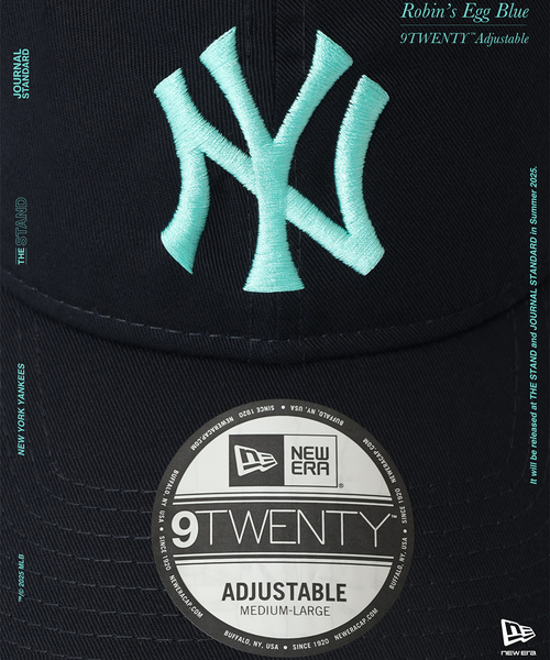 NEW ERA(ニューエラ)の「NEW ERA / ニューエラ 別注 NYY ロビンズ エッグ ブルー 920(ハット・メンズ・ネイビー・FREE)」の3枚目の写真