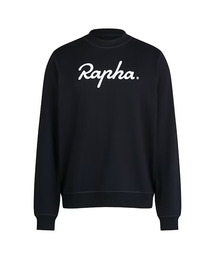 コットンスウェットシャツ - ラージロゴブラック