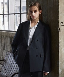 CLEL(�N���C��)�́yCLEL core.�zSuper 100s Bishu Wool Double Tailored Jacket / �X�[�p�[100s ���B�E�[���_�u���e�[���[�h�W���P�b�g(�e�[���[�h�W���P�b�g)