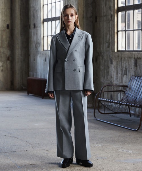 CLEL core.】Super 100s Bishu Wool Double Tailored Jacket