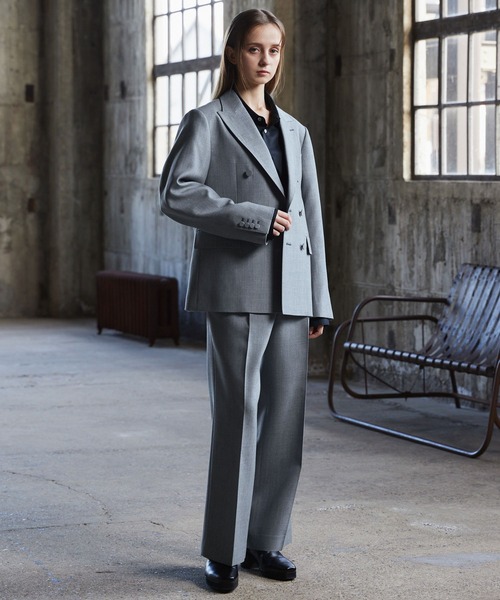 CLEL core.】Super 100s Bishu Wool Double Tailored Jacket