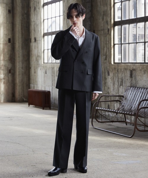 CLEL core.】Super 100s Bishu Wool Double Tailored Jacket