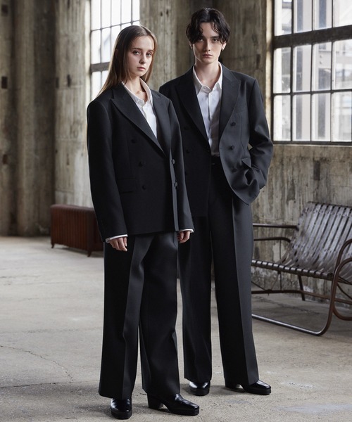 CLEL core.】Super 100s Bishu Wool Double Tailored Jacket