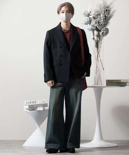 CLEL core.】Super 100s Bishu Wool Double Tailored Jacket