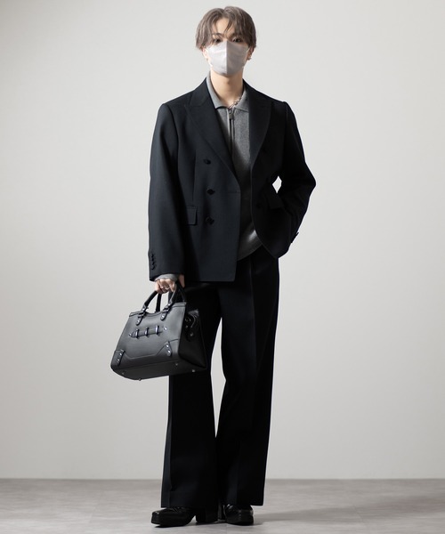 CLEL core.】Super 100s Bishu Wool Double Tailored Jacket