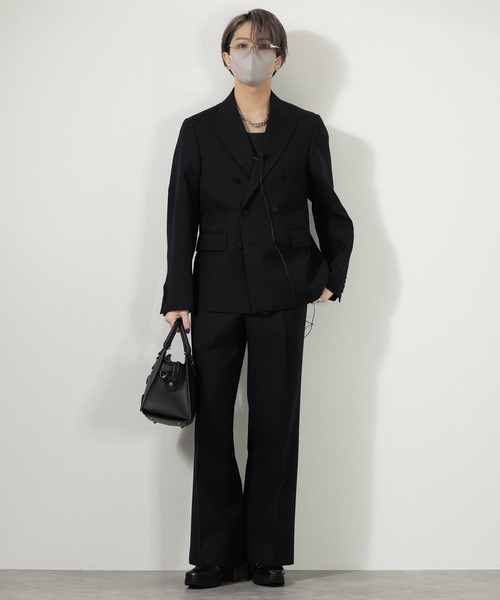 CLEL core.】Super 100s Bishu Wool Double Tailored Jacket