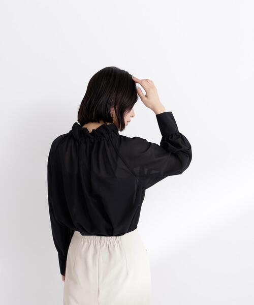 セール】◇2wayシアーボウタイブラウス（シャツ/ブラウス）｜NATURAL