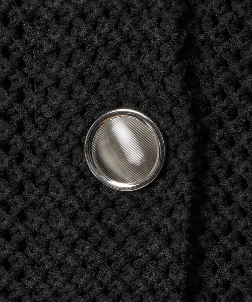 LOULOU WILLOUGHBY（ルルウィルビー）の「【LOULOU WILLOUGHBY】メッシュクロッシェボレロカーディガン（カーディガン/ボレロ・レディース・ブラック/オフホワイト・2）」の22枚目の写真