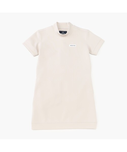 ブリーフィングゴルフウェア　ワンピース　ベージュ セール】【BRIEFING GOLF／ブリーフィングゴルフ】 KIDS 3D LOGO DRESS
