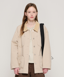 ROIDESROIS（ロワデロワ）の「ポケットバイオハーフジャケット（ベージュ）（デニムジャケット）」