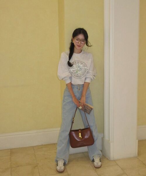 NONLOCAL(ノンローカル)の「Button Detail Straight Jean - Light Blue(デニムパンツ・レディース・その他・L/M/S)」の2枚目の写真