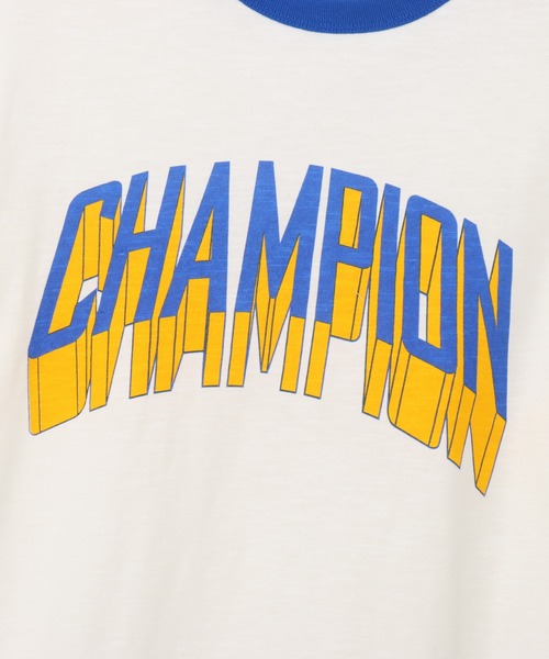 Champion(チャンピオン)の「【Champion/チャンピオン】メンズ メンズカジュアル ショートスリーブリンガーTシャツ(Tシャツ/カットソー・メンズ・ベージュ系その他3/ヘザーグレー/ホワイト・MEDIUM/X-LARGE/LARGE)」の19枚目の写真