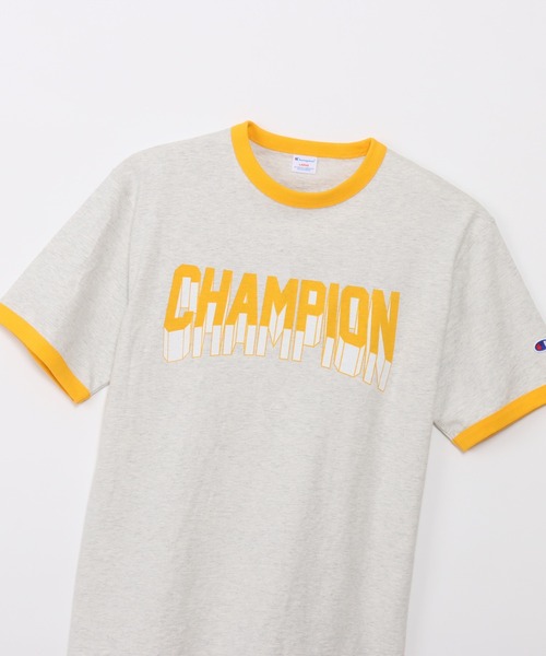 Champion(チャンピオン)の「【Champion/チャンピオン】メンズ メンズカジュアル ショートスリーブリンガーTシャツ(Tシャツ/カットソー・メンズ・ベージュ系その他3/ヘザーグレー/ホワイト・MEDIUM/X-LARGE/LARGE)」の7枚目の写真