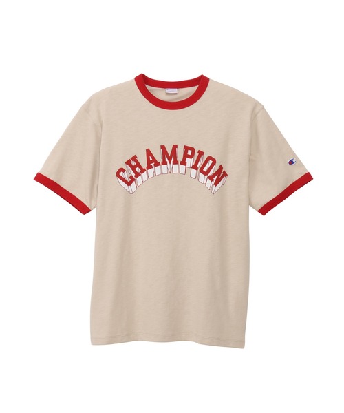 Champion(チャンピオン)の「【Champion/チャンピオン】メンズ メンズカジュアル ショートスリーブリンガーTシャツ(Tシャツ/カットソー・メンズ・ベージュ系その他3/ヘザーグレー/ホワイト・MEDIUM/X-LARGE/LARGE)」の15枚目の写真
