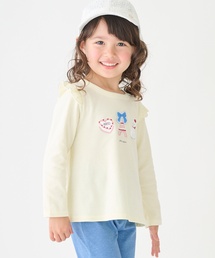 petit main（プティマイン）の「【プティプラ】GIRLS長袖Tシャツ（Tシャツ/カットソー）」