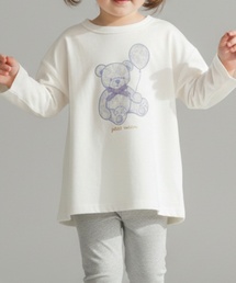 petit main（プティマイン）の「【プティプラ】GIRLS長袖Tシャツ（Tシャツ/カットソー）」