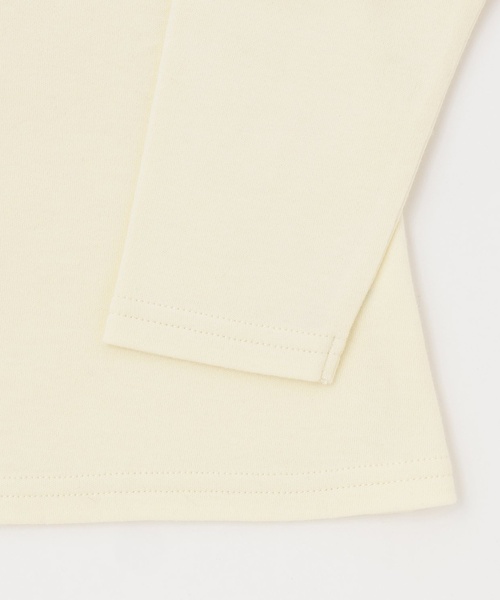 petit main(プティマイン)の「【プティプラ】GIRLS長袖Tシャツ(Tシャツ/カットソー・キッズ・ライトグリーン/ピンク/ライトブルー/アイボリー/ライトピンク/ネイビー/イエロー/ドット/オフホワイト/ラベンダー・90cm/80cm/130cm/100cm/110cm/120cm)」の16枚目の写真