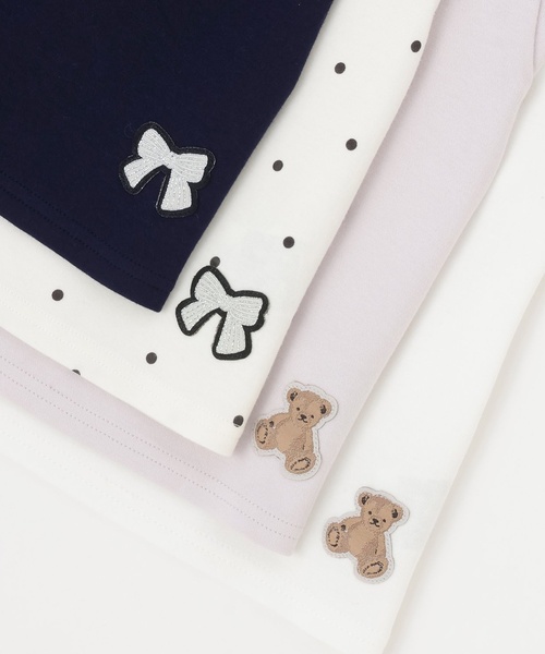 petit main(プティマイン)の「【プティプラ】GIRLS長袖Tシャツ(Tシャツ/カットソー・キッズ・ライトグリーン/ピンク/ライトブルー/アイボリー/ライトピンク/ネイビー/イエロー/ドット/オフホワイト/ラベンダー・90cm/80cm/130cm/100cm/110cm/120cm)」の15枚目の写真