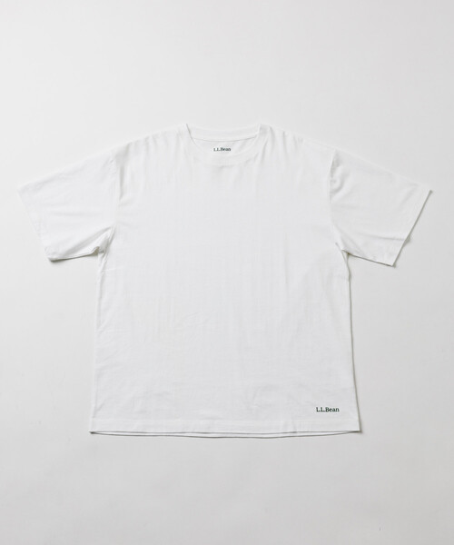 L.L.Bean（エルエルビーン）の「L.L.Bean/エル エル ビーン 【EXCLUSIVE】2P クルーネック ショートスリーブ Teeセット(ホワイト/ブラック)/ユニセックス対応（Tシャツ/カットソー・メンズ・マルチ・SMALL/MEDIUM/LARGE/X-LARGE/X-SMALL）」の4枚目の写真