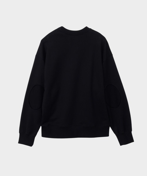 CINOH(チノ)の「HELENE SWEAT ELBOW PATCH DETAIL PULLOVER(スウェット・メンズ・ベージュ/ブラック・46/38)」の15枚目の写真